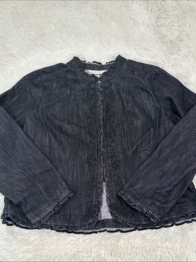 🥕 NWT Christopher & Banks Denim Jacket